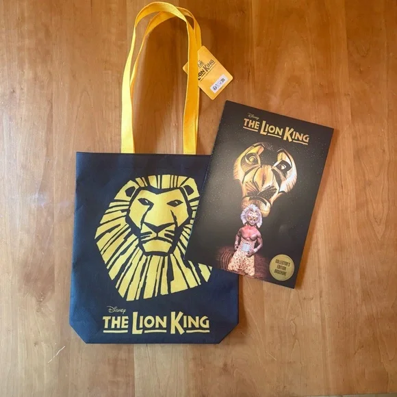 Disney Lion King Tote Bag and Booklet - Picture 1 of 4